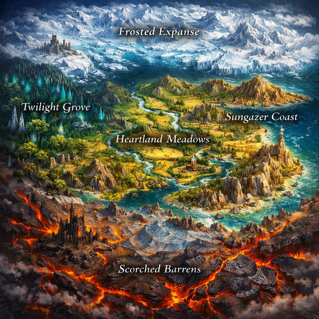 Aetheria reference map